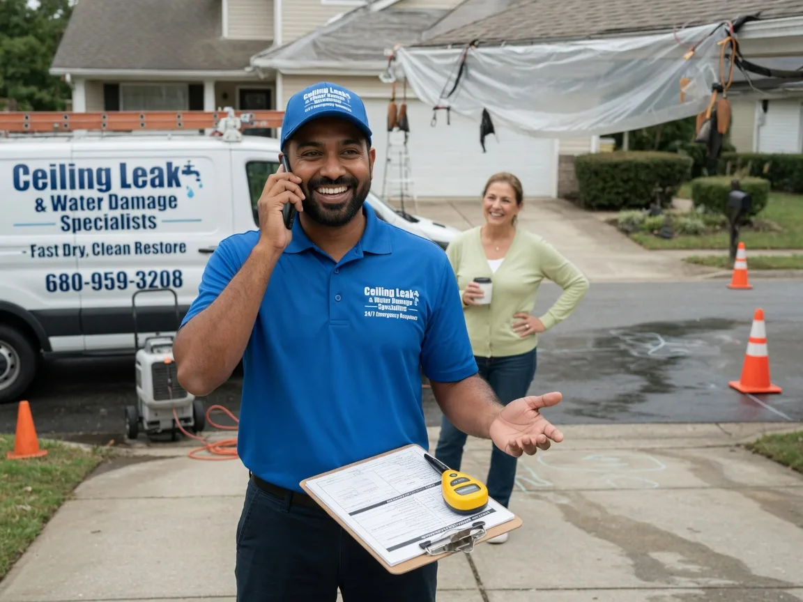 Ceiling Leak Cleanup Hannibal, OH FAQs